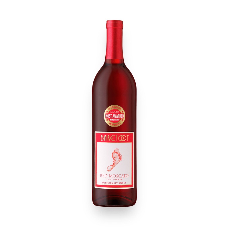Barefoot Red Moscato - 12 Bottles