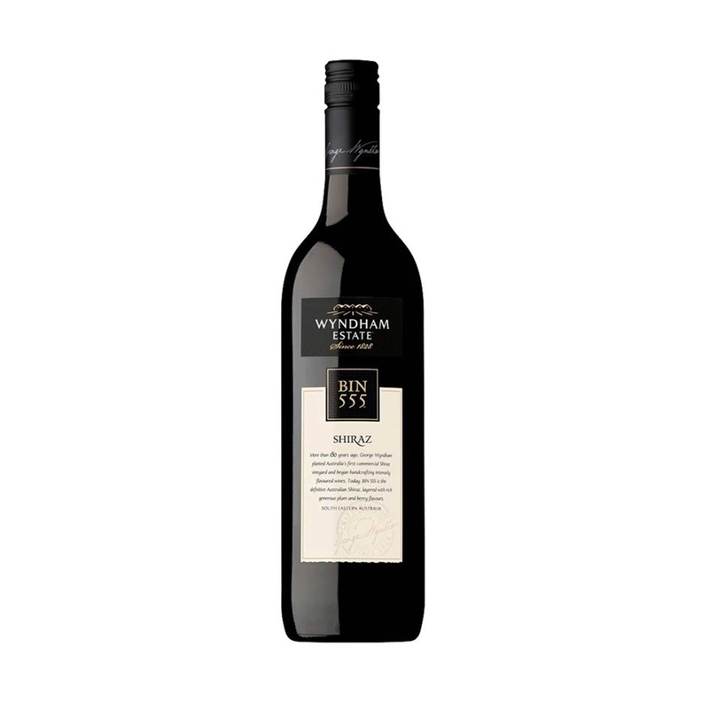 Wyndham Shiraz Bin 555 1.5 Litre - 6 Bottles