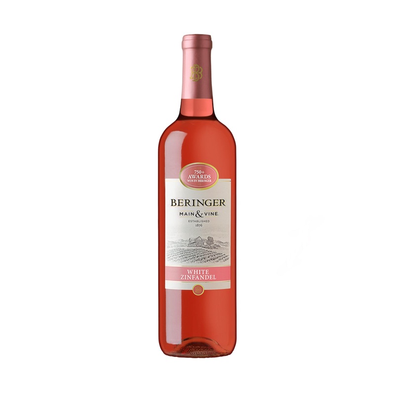 Beringer White Zinfandel Main & Vine - 12 Bottles