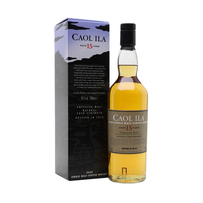 Caol Ila 15 Year Old Unpeated Cask Strength (Released in 2018)