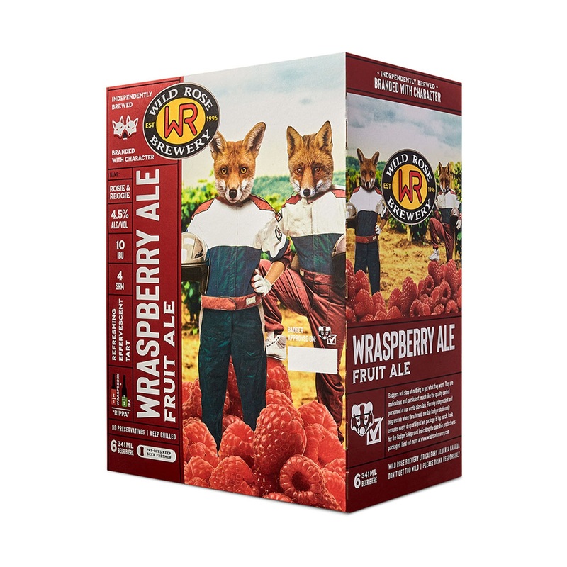 Wild Rose Wraspberry Fruit Ale 341 ml - 6 Bottles