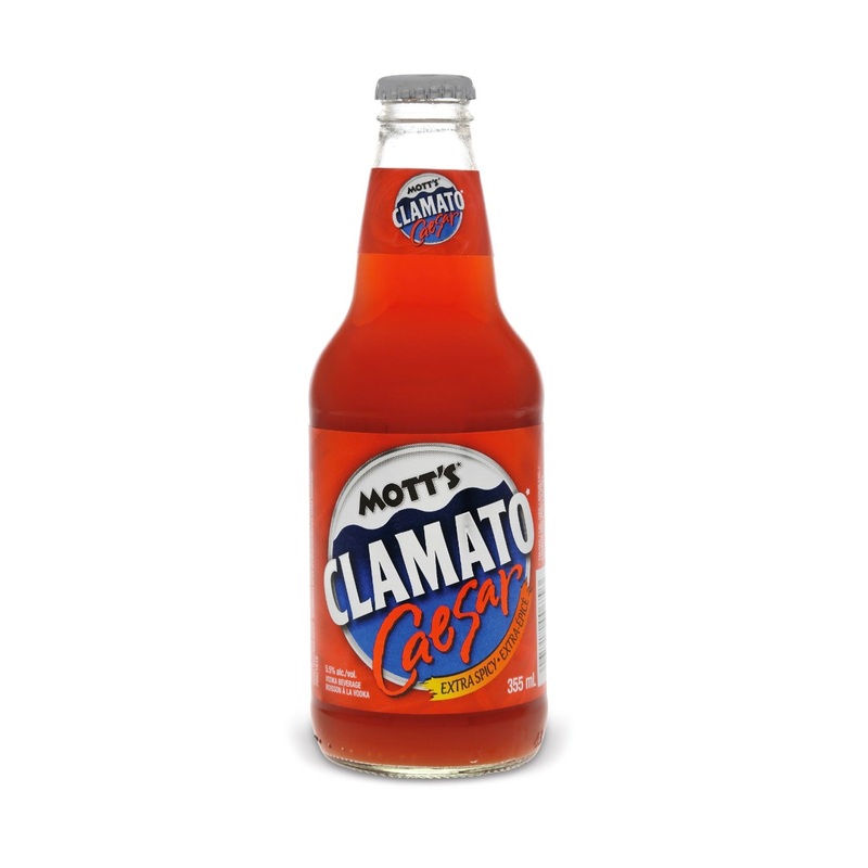 Mott's Clamato Caesar Extra Spicy - 12 Bottles