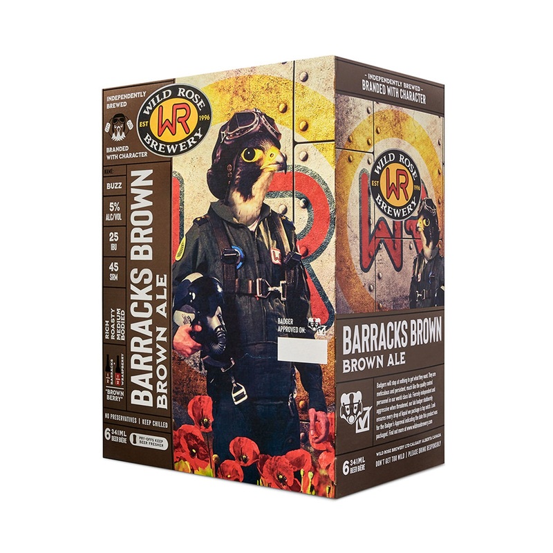 Wild Rose Barracks Brown Ale 341 ml - 6 Bottles