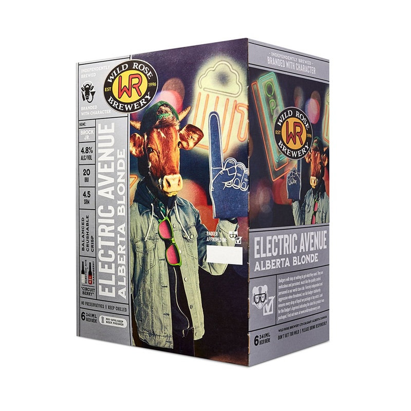 Wild Rose Electric Ave 341 ml - 6 Bottles