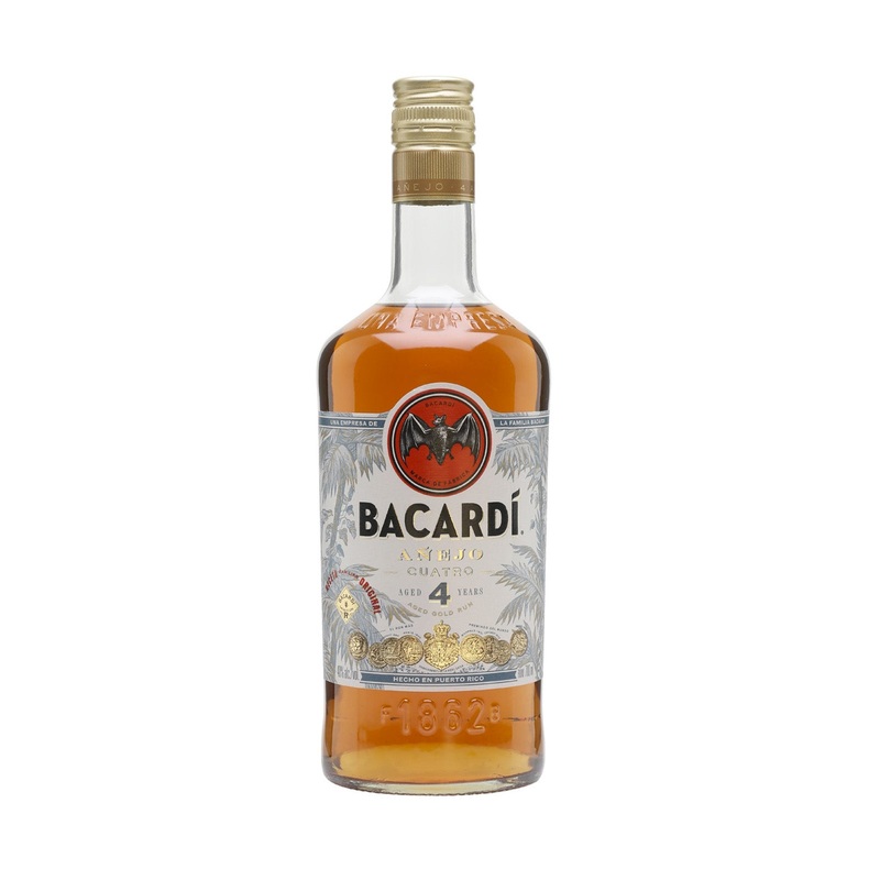 Bacardi Anejo Cuatro 4 Year Old Rum