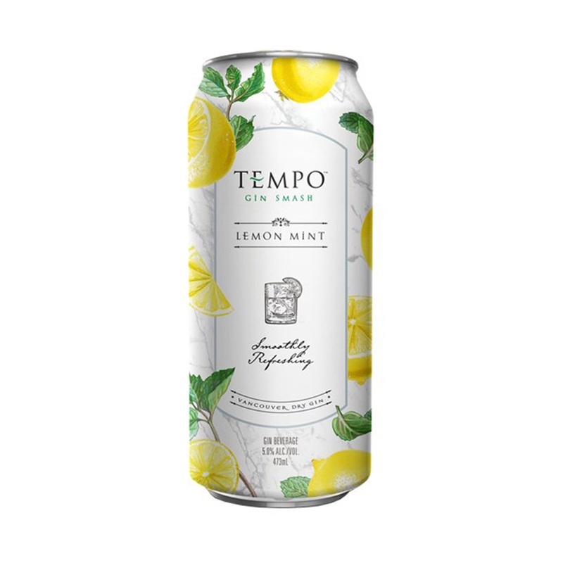Tempo Gin Smash Lemon Mint 473 ml - 24 Cans
