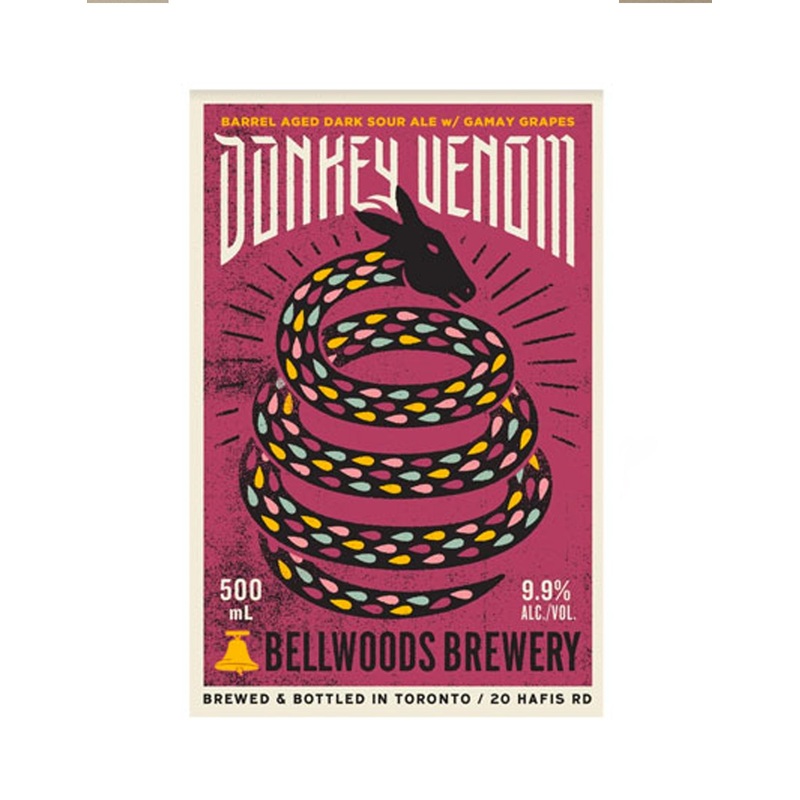 Bellwoods Brewery Donkey Venom Dark Sour - 500 ml Bottle
