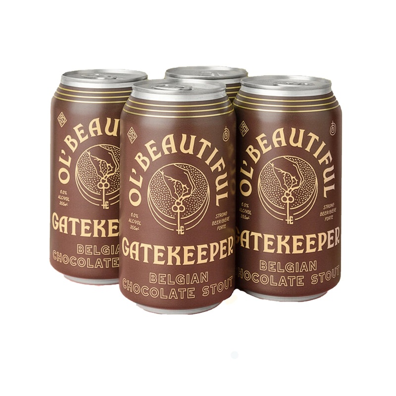 Ol' Beautiful Gatekeeper Belgian Chocolate Stout 355 ml - 4 Cans