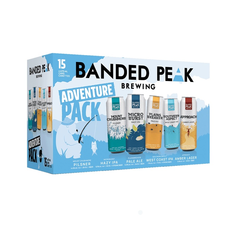 Banded Peak Adventure Pack 473 ml - 15 Cans