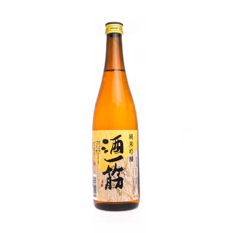 Toshimori Shuzo Sakehitosuji Jungin Black Junmai Ginjo Sake - 720 ml