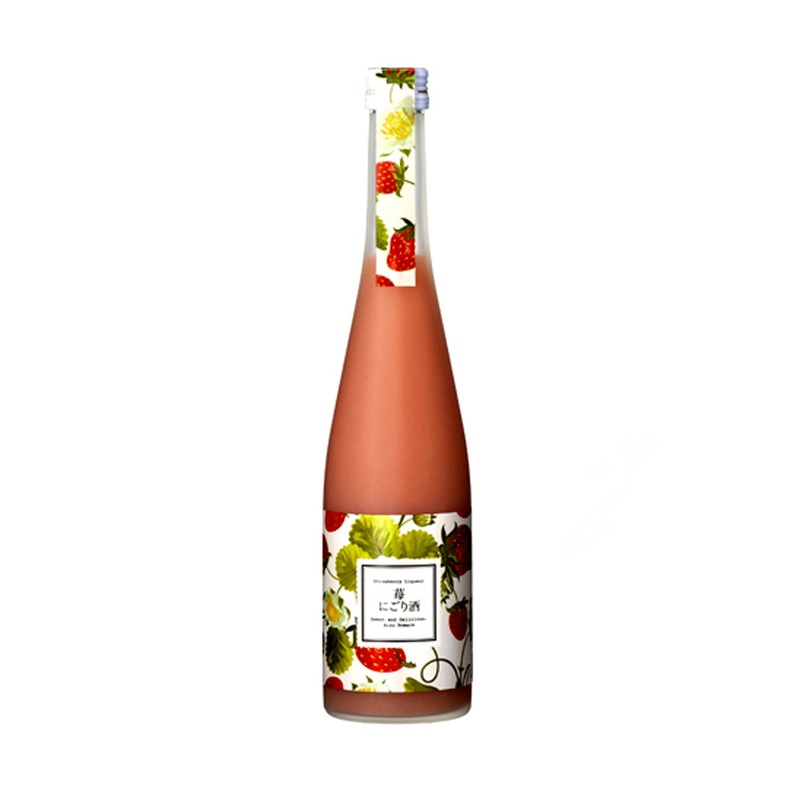Aizu Homare Strawberry Nigori Sake - 500 ml