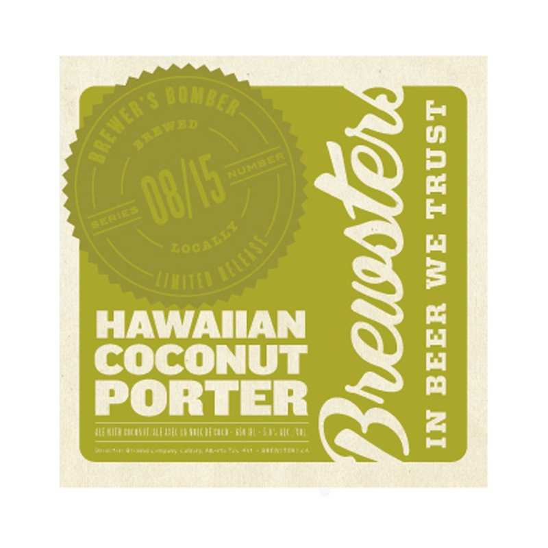 Brewsters Hawaiian Coconut Porter - 30 Litre Keg