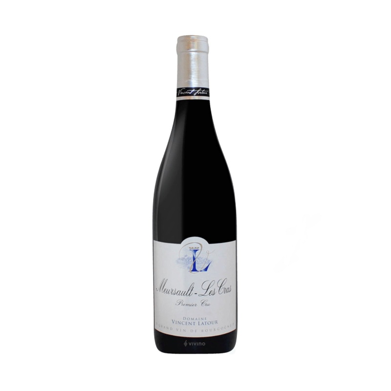 Vincent Latour Meursault Rouge 'Les Cras' Premier Cru 2018