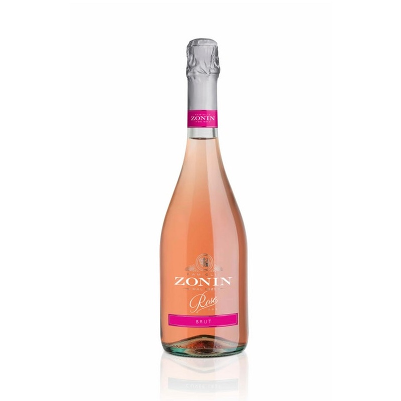 Zonin Rose Spumante Brut 200 ml - 24 Bottles