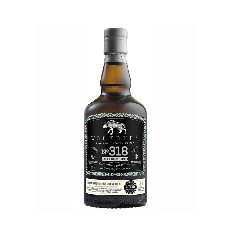 Wolfburn Small Batch No. 318 Lightly Peated Oloroso Sherry Butt