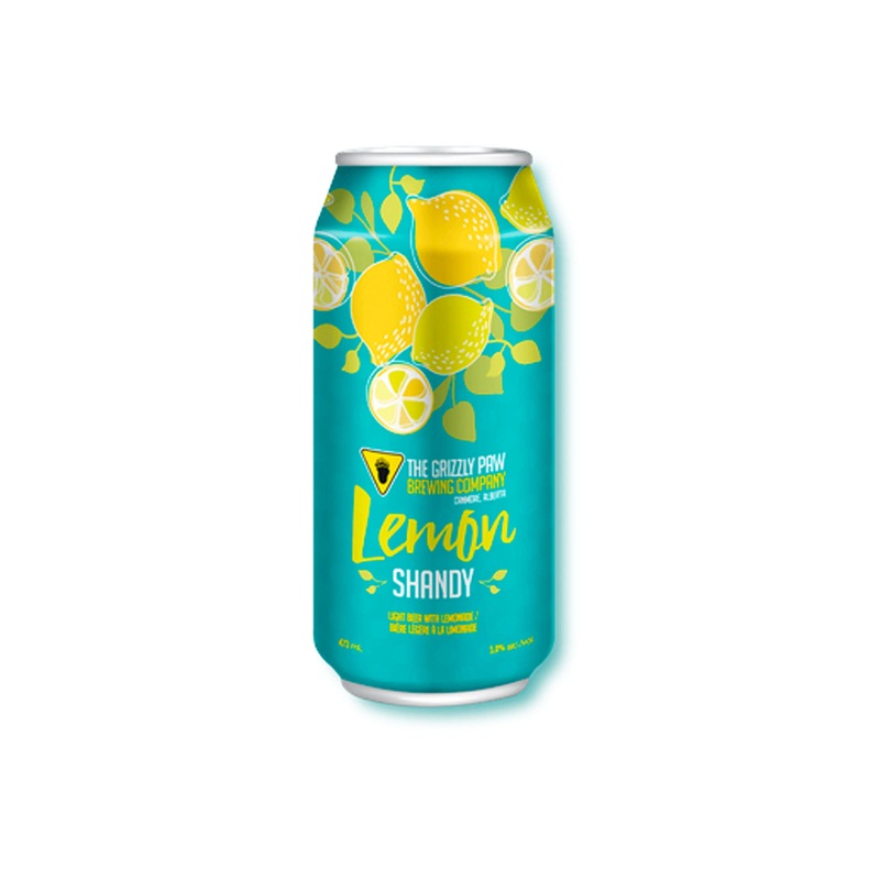 Grizzly Paw Lemon Shandy 473 ml - 4 Cans