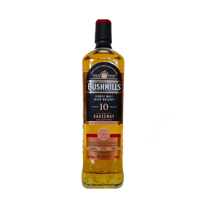 Bushmills 10 Year Old Single Malt 'The Causeway Collection' Cognac Finish