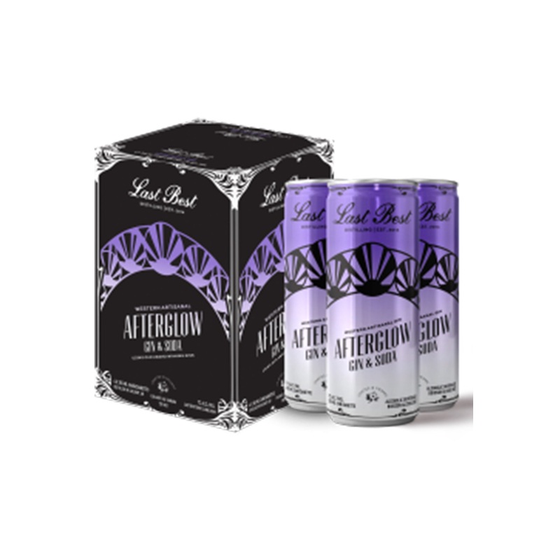 Last Best Afterglow Gin & Soda 355 ml - 4 Cans