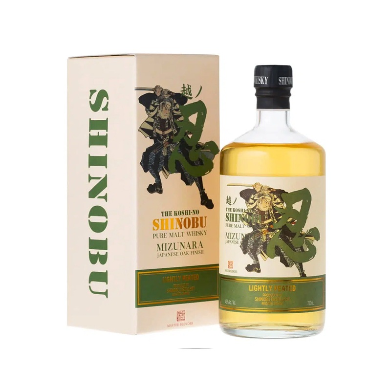 Shinobu Mizunara Lightly Peated Pure Malt Whisky
