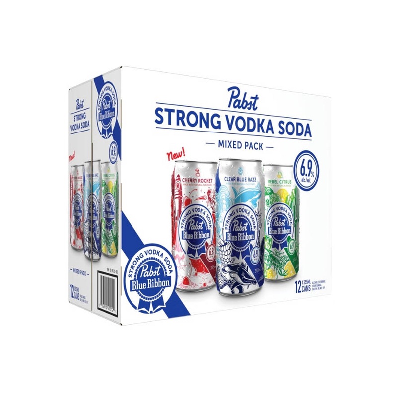 Pabst Vodka Soda Mixed Pack - 12 Cans