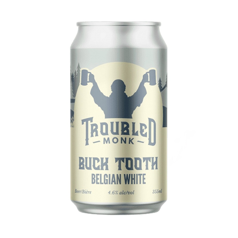 Troubled Monk Buck Tooth Belgian White 355ml - 6 cans