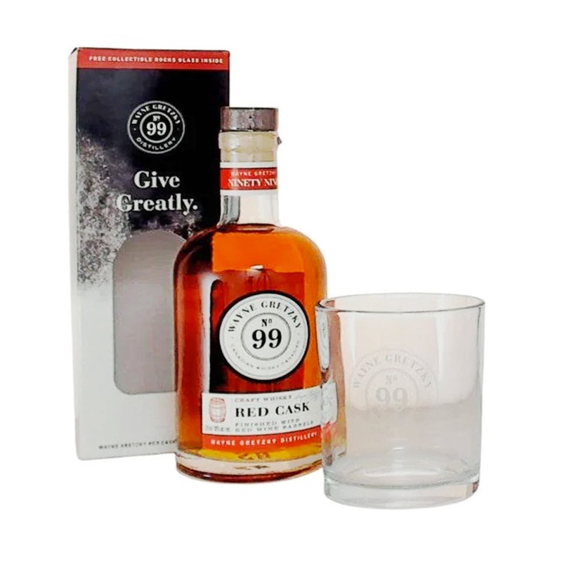 Wayne Gretzky Red Cask Whisky Gift Pack - 375 ml