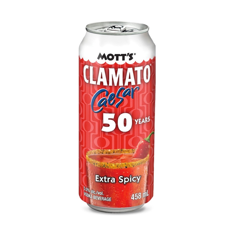 Mott's Clamato Caesar Extra Spicy 458 ml - 24 Cans