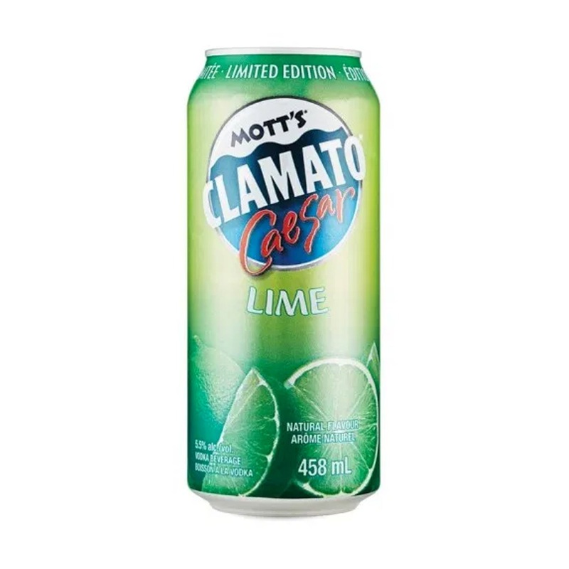 Mott's Clamato Caesar Lime 458 ml - 24 Cans