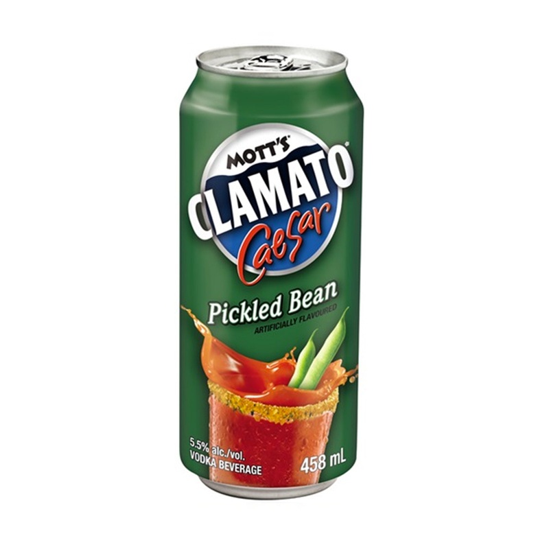 Mott's Clamato Caesar Pickled Bean 458 ml - 24 Cans