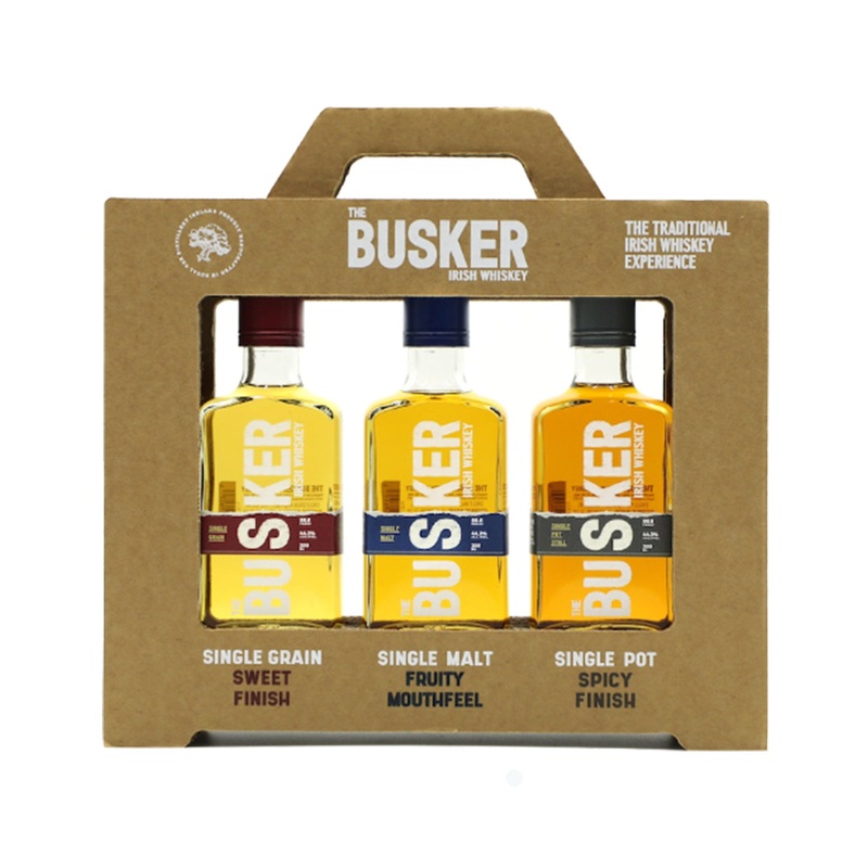 The Busker Irish Whiskey - 3 Bottle Gift Pack