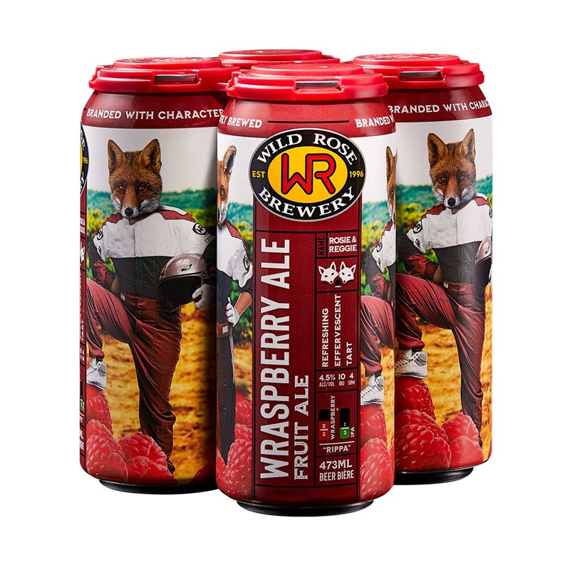 Wild Rose Wraspberry Fruit Ale 473 ml - 4 Cans