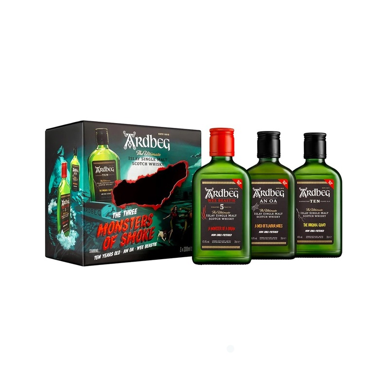 Ardbeg Monsters Of Smoke 200 ml - 3 Bottle Pack