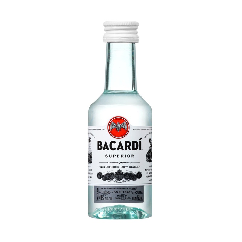 Bacardi White Rum - Mini 50 ml