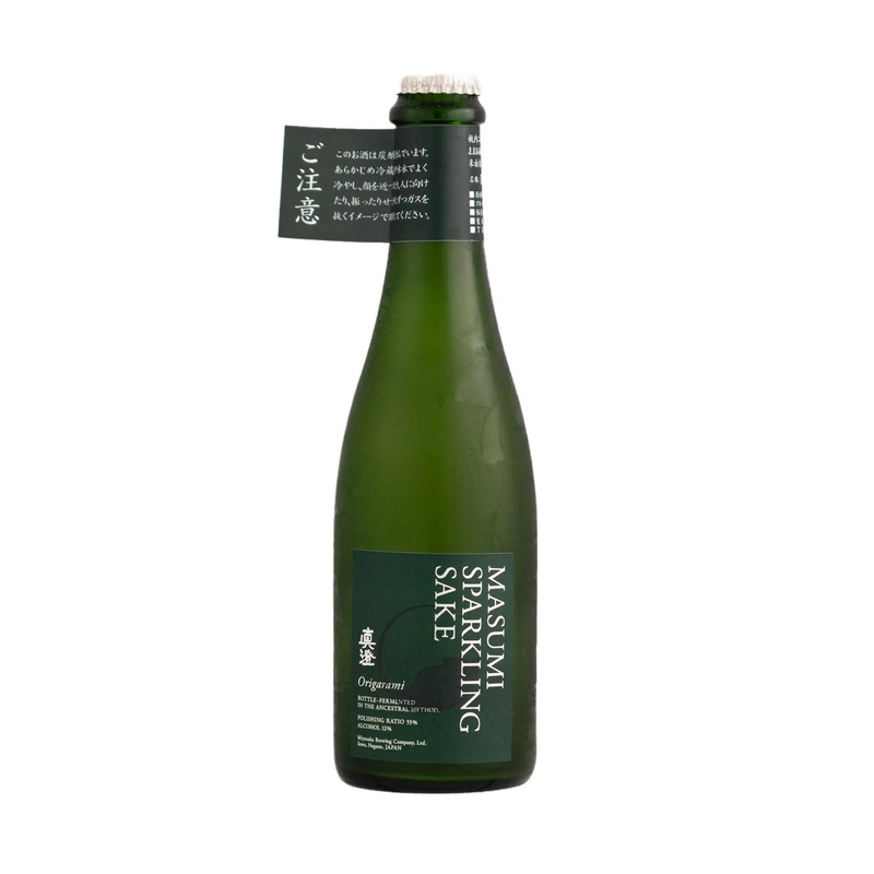 Masumi Sparkling Origarami Sake 375 ml - Single Bottle