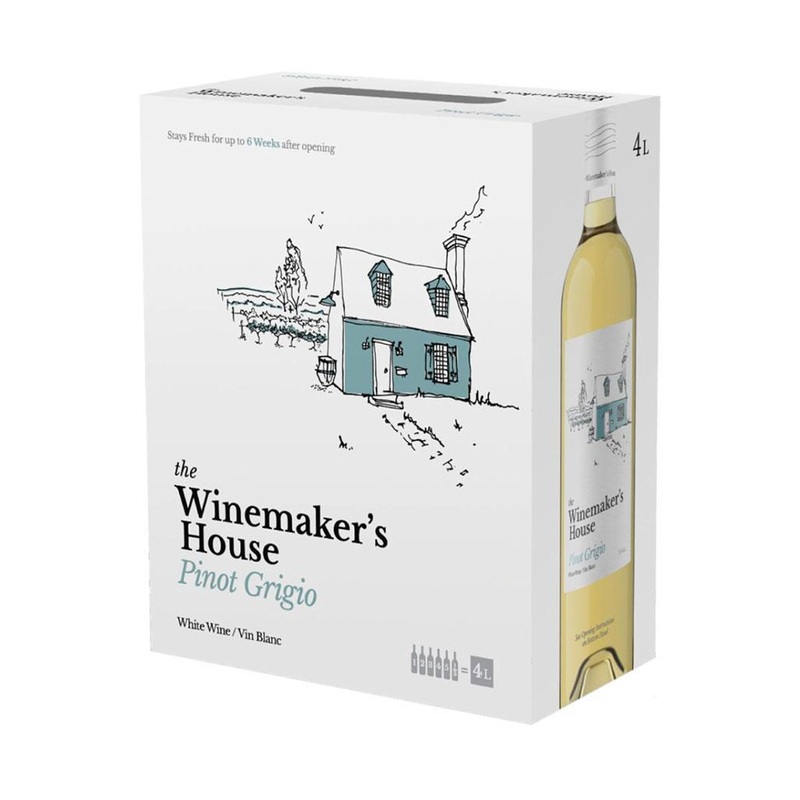 Winemaker's House Pinot Grigio (NV) - 4 Litre Box