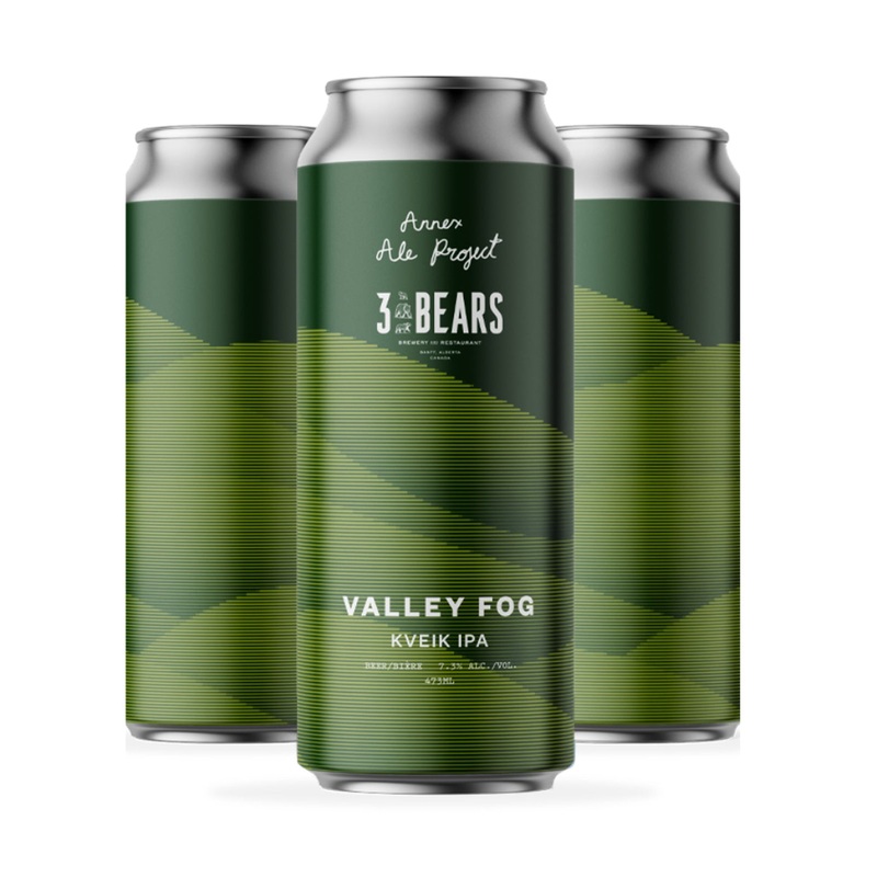 Annex Ale x 3 Bears Valley Fog Kveik IPA 473 ml - 4 Cans