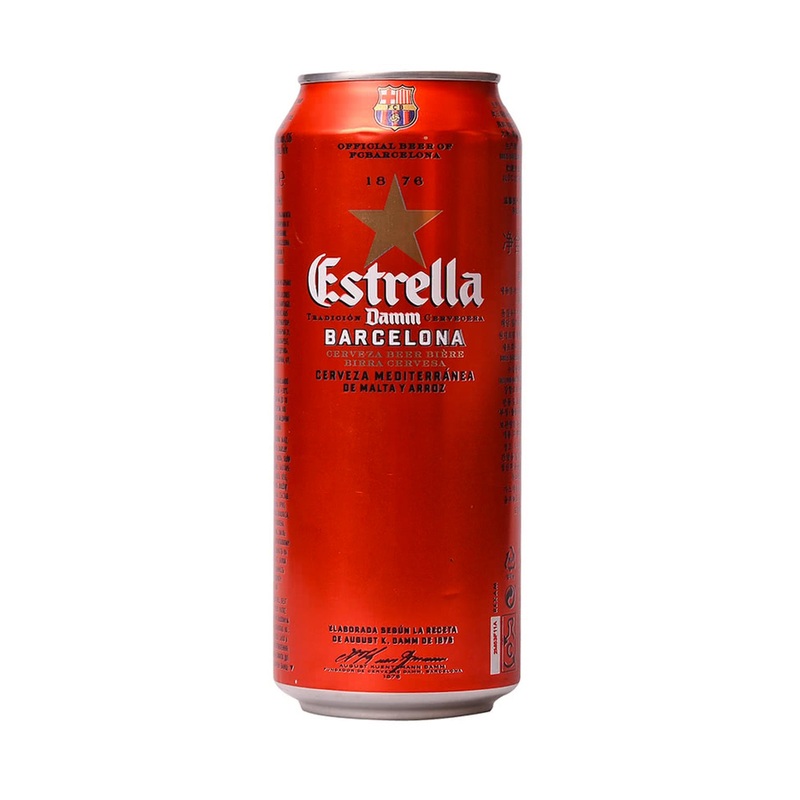 Estrella Damm Lager 500 ml - 24 Cans