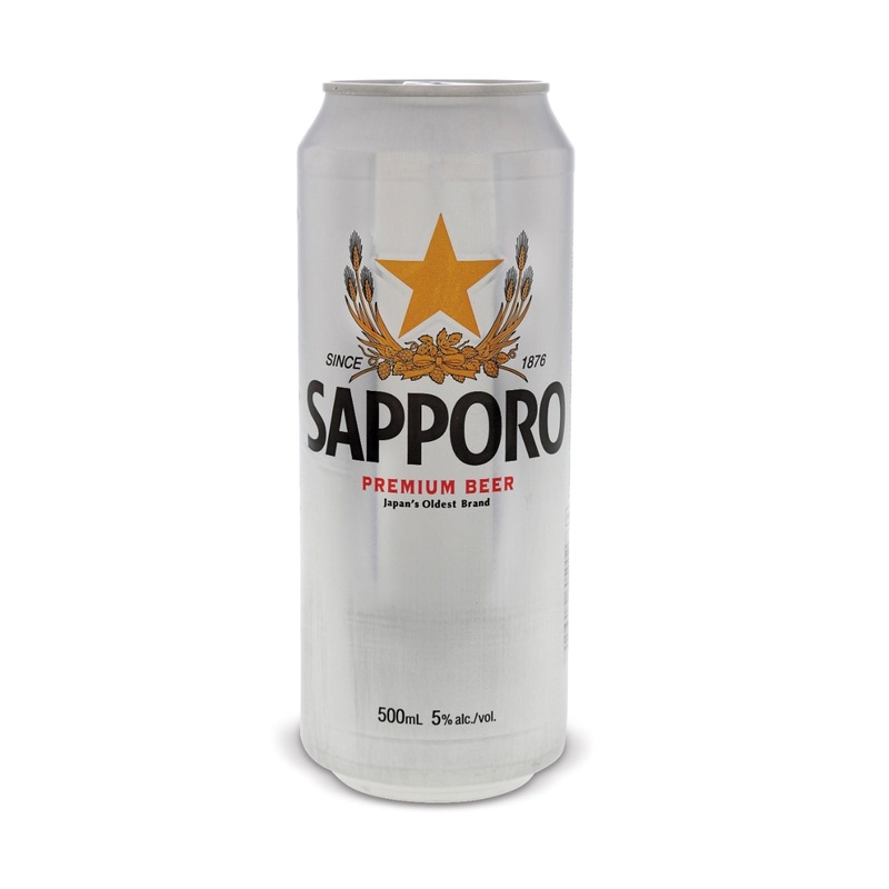 Sapporo 500 ml - 4 Cans