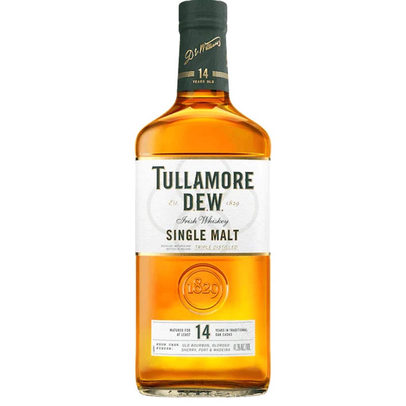 Tullamore D.E.W. 14 Year Old Single Malt Irish Whiskey 750 ML
