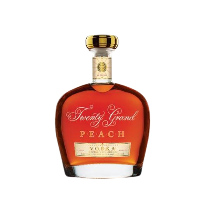 Twenty Grand Peach Vodka Infused with Cognac 750 ML