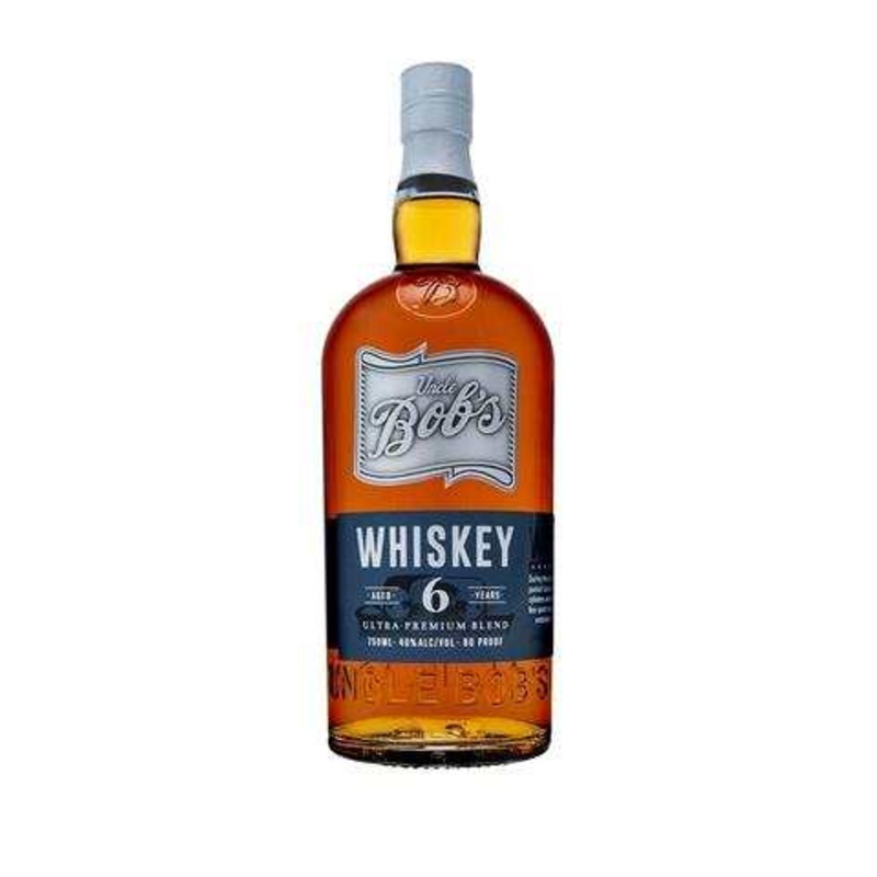 Uncle Bob's Whiskey 6 Year Old Ultra Premium Blend Whiskey 750 ML