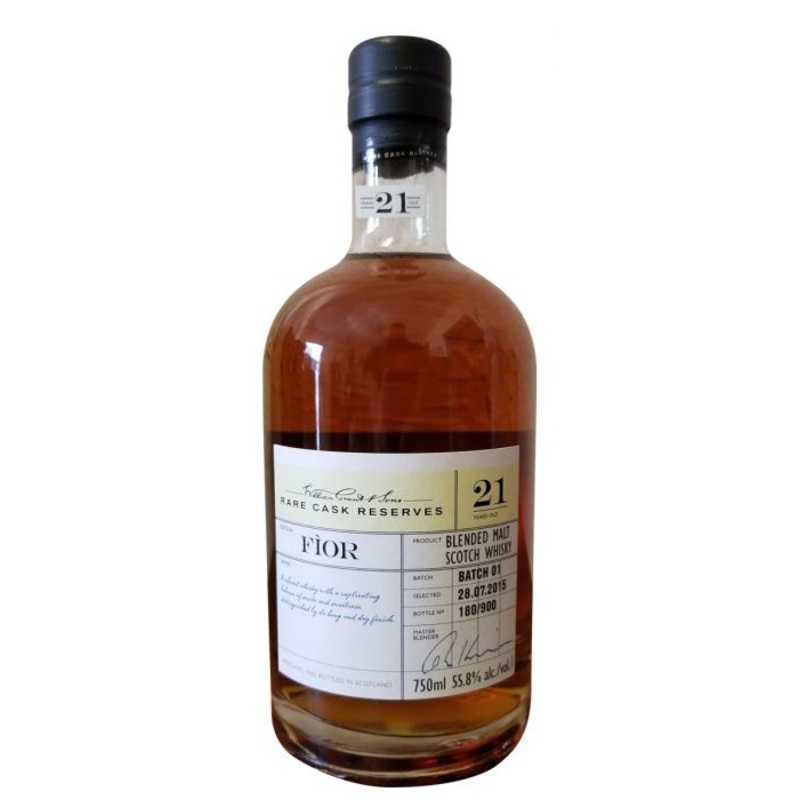 William Grant &  Sons Rare Cask Reserve Fior 21 Year Old Single Malt Scotch Whisky 111.6 Proof 750 ML