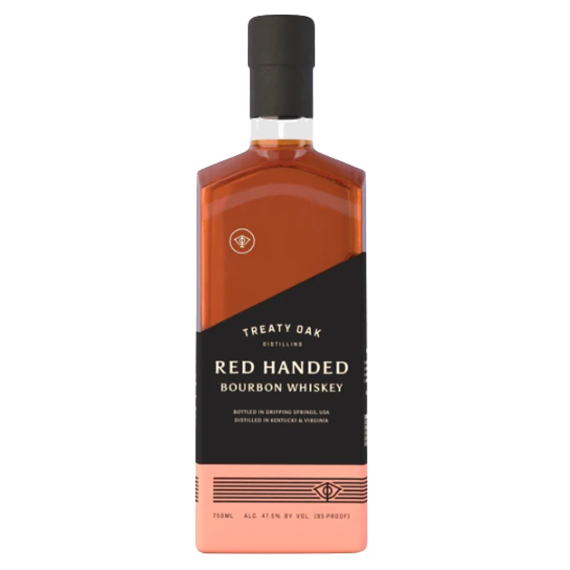Treaty Oak Red Handed Bourbon Whiskey 750 ML