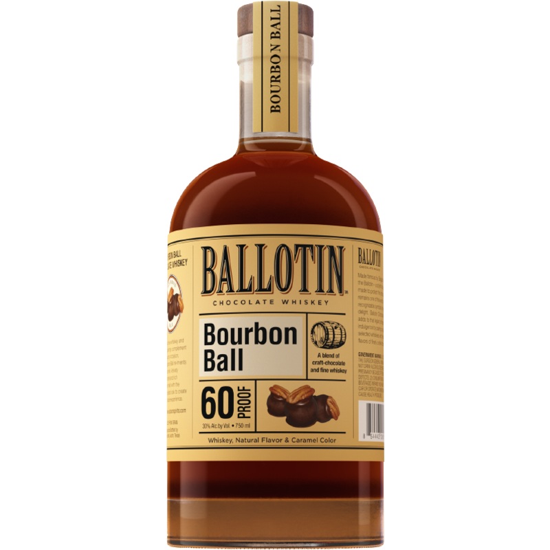 Ballotin Bourbon Ball Chocolate Whiskey 750 ML