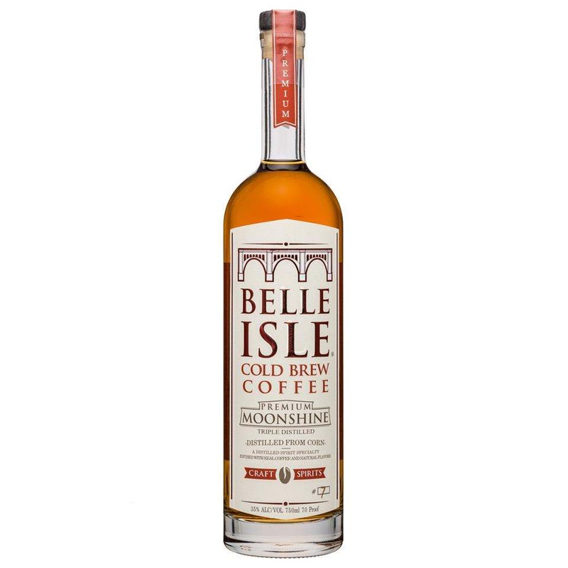 Belle Isle Craft Spirits Cold Brew Coffee Premium Moonshine 750 ML