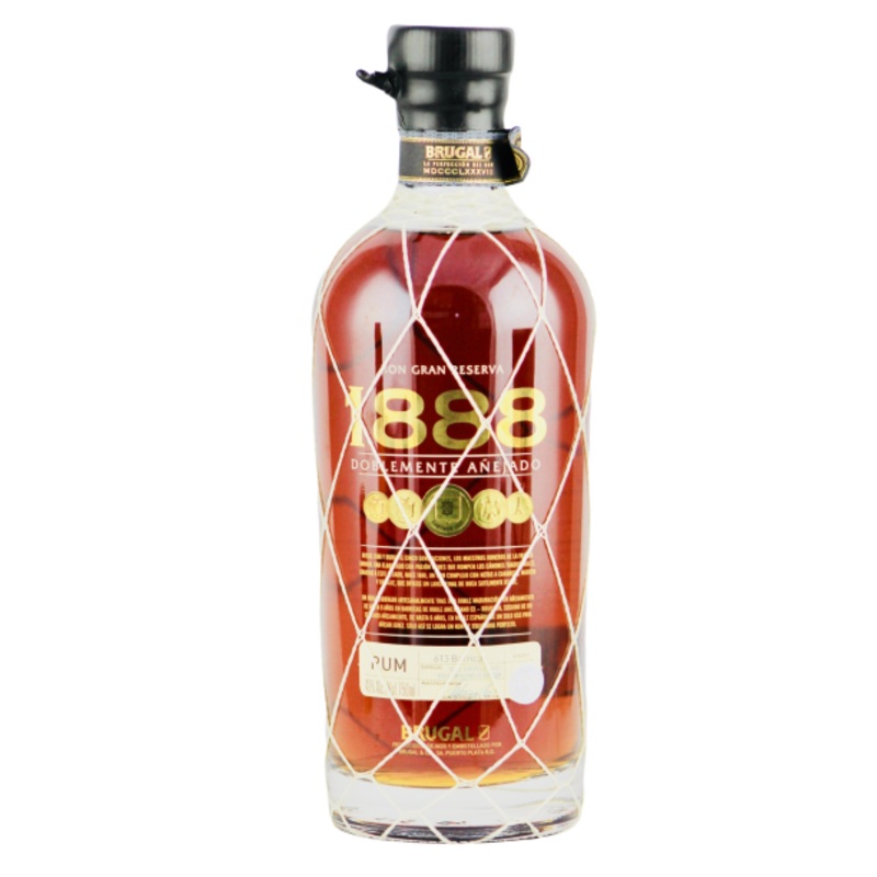 Brugal 1888 Ron Gran Reserva Doblemente Anejado Rum 750 ML
