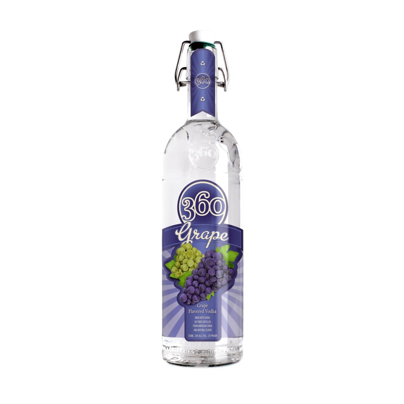 360 Madagascar Concord Grape Vodka 750 ML