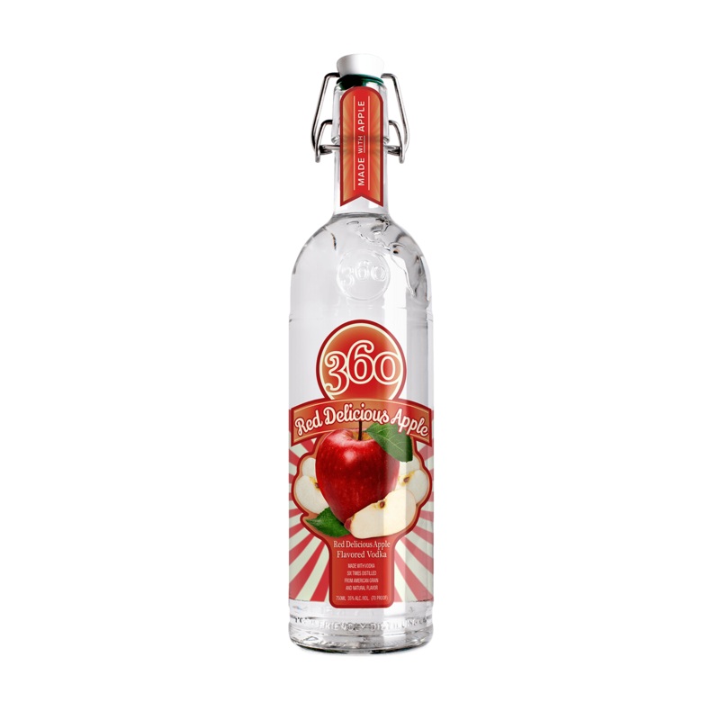 360 Red Delicious Apple Vodka 750 ML