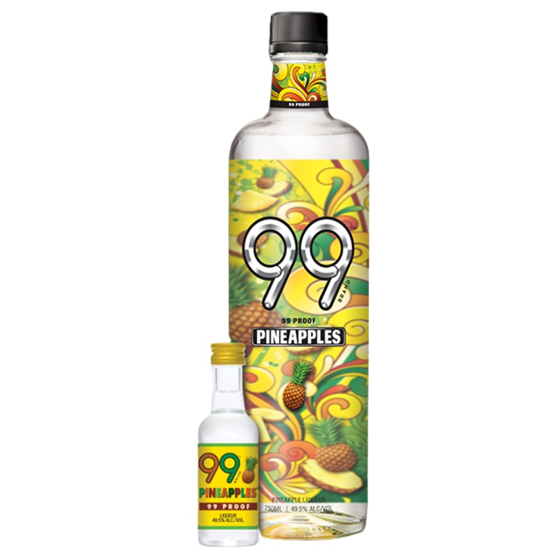 99 Brand Pineapples Liqueur 750 ML