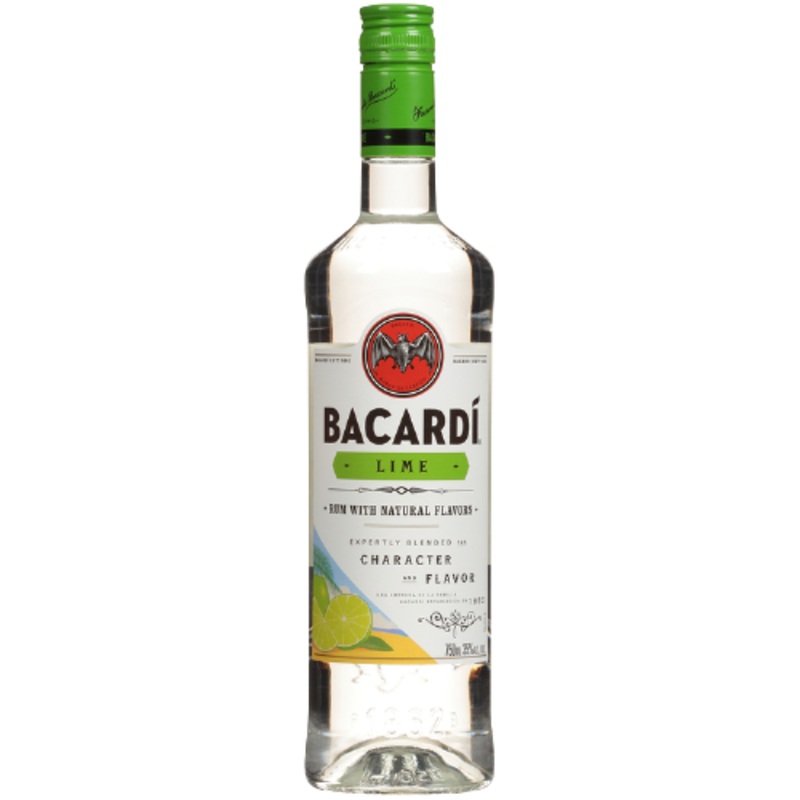 Bacardi Lime Flavored Rum 70 1 L